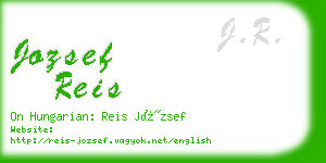 jozsef reis business card